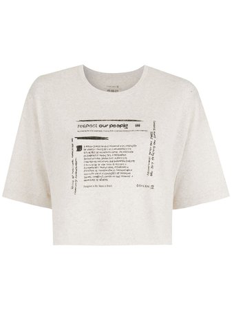 Osklen Respect Our People Eco T-shirt - Farfetch