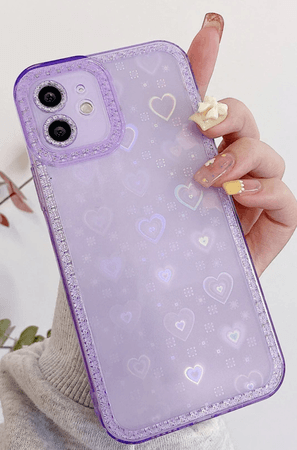 Purple Heart phone case