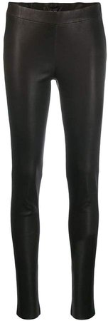 Arma leather skinny trousers