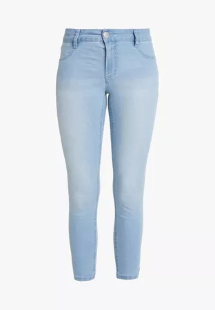 Cotton On MID RISE CAPRI - Jeans Skinny Fit - mid sky blue - Zalando.co.uk