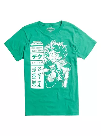 My Hero Academia Izuku One For All T-Shirt