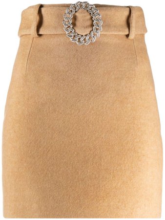 Shop Giuseppe Di Morabito high-waisted belted skirt with Express Delivery - FARFETCH
