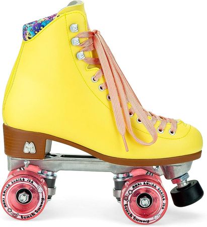 Amazon.com : Moxi Skates - Beach Bunny - Fashionable Womens Roller Skates | Strawberry Lemonade | Size 4 : Sports & Outdoors