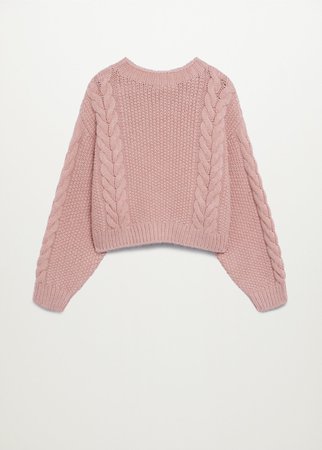 Cable-knit sweater - Women | Mango USA