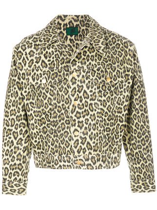 Jean Paul Gaultier Vintage leopard denim jacket