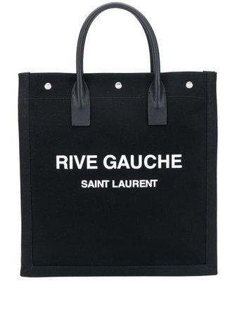Saint Laurent Rive Gauche tote bag black 63168296N9E - Farfetch