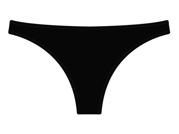 Manhattan Black Underwear Bottoms – Boutine LA