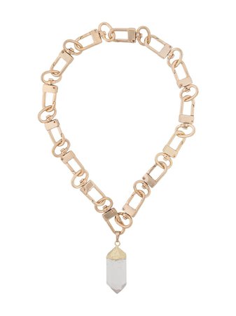 ATU BODY COUTURE hook chain necklace ($196)