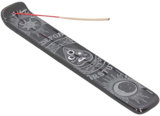 Amazon.com: Nemesis Now Spirit Board Incense Holder 24.5cm, us:one Size, Black: Home & Kitchen