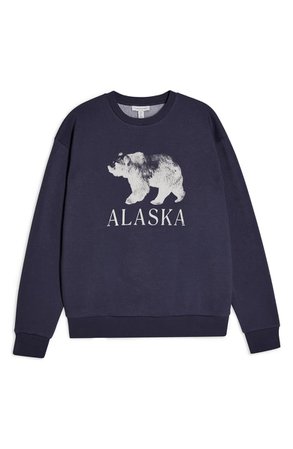 Topshop Alaska Graphic Sweatshirt | Nordstrom