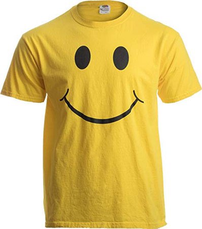 Amazon.com: Smile Face | Cute, Positive, Happy Smiling Face Unisex T-Shirt for Men or Women: Clothing
