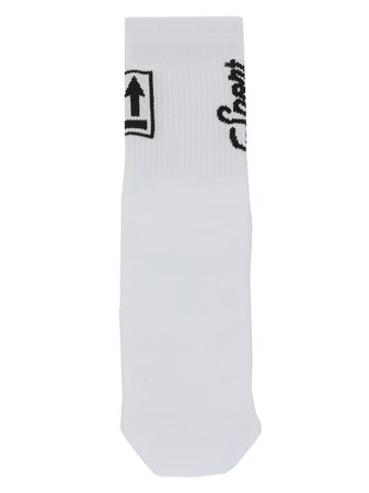 Off-White Medium Sport Socks