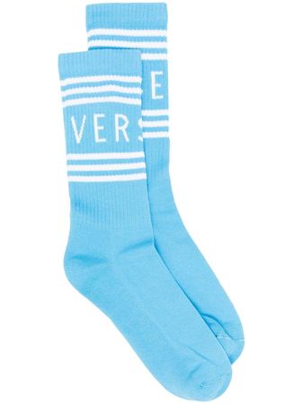 Versace logo-print Detail Socks - Farfetch