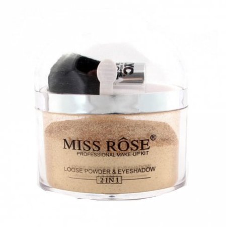 Gold Miss Rose Glitter Loose Powder Highlighter Makeup Shimmer Gold Silver | RoseGal.com