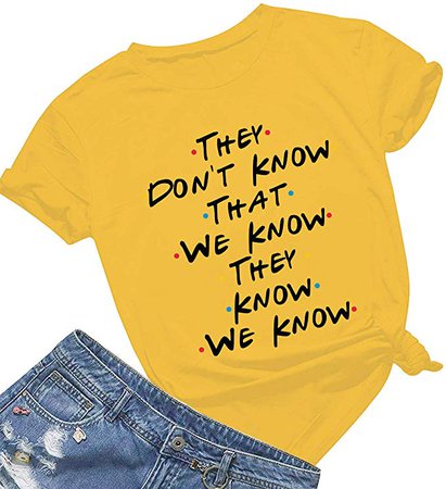 Amazon.com: Womens Cute Graphic Crewneck T Shirt Junior Tops Teen Girls Graphic Tees (Yellow, 2XL): Clothing