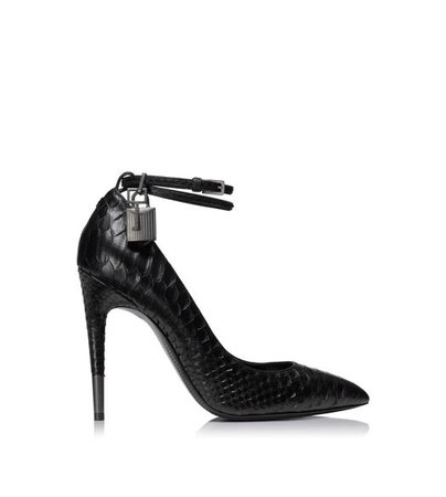 Tom Ford Python Pump with Ankle Strap and Lock | TomFord.com