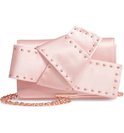 Ted Baker London Giant Knot Satin Clutch | Nordstrom