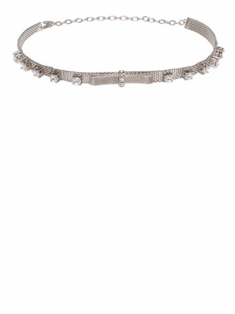 Miu Miu crystal-embellished choker necklace