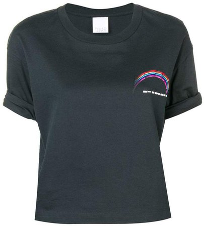 rainbow print T-shirt