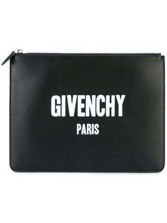 Givenchy Paris Logo Clutch