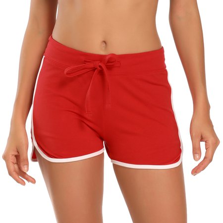 HDE Women's Retro Fashion Dolphin Running Workout Shorts (Red, XX-Large) - Walmart.com