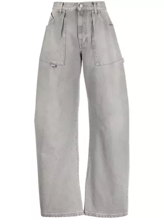 The Attico wide-leg high-waisted Trousers - Farfetch