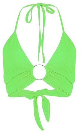 neon green bra
