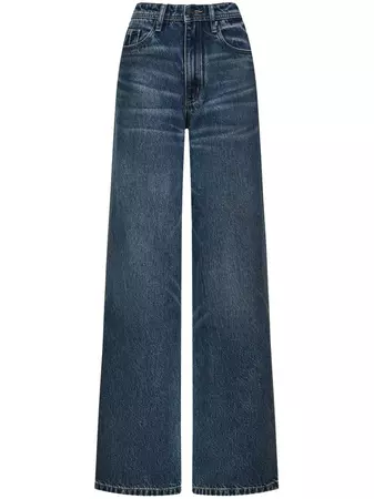 12 STOREEZ wide-leg Organic Cotton Jeans - Farfetch