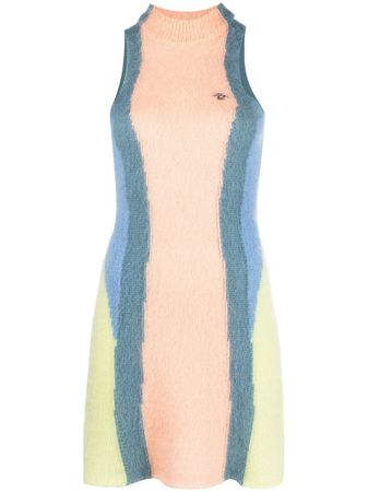 Diesel M-Irella colour-block Mini Dress - Farfetch