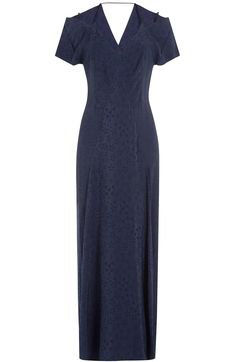 ROLAND MOURET Dress With Cut-Out Shoulders And Back