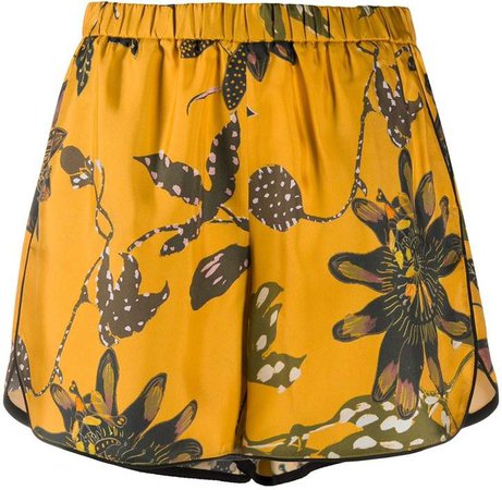 Dorothee elasticated floral print silk shorts