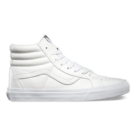 white vans high tops sneakers