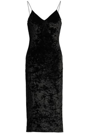 Crushed-velvet dress | ALICE + OLIVIA | Sale up to 70% off | THE OUTNET