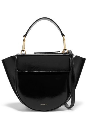 Wandler | Hortensia mini patent-leather shoulder bag | NET-A-PORTER.COM