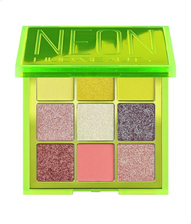 Huda Beauty Neon Green Eyeshadow Palette - 9 Colors : Buy Online Makeup at Best Prices in Egypt | Souq.com