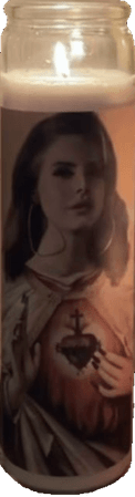 Lana del Rey candle