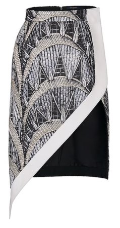 Louis Vuitton embroided skirt