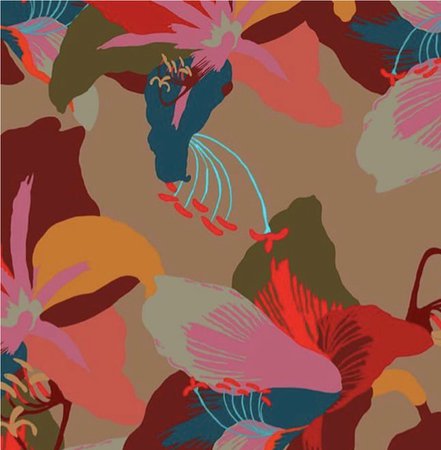 floral fabric background