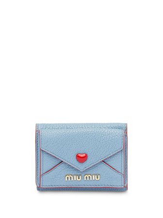 Shop Miu Miu Love wallet with Express Delivery - FARFETCH