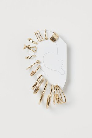 Earrings and Ear Cuffs - Gold