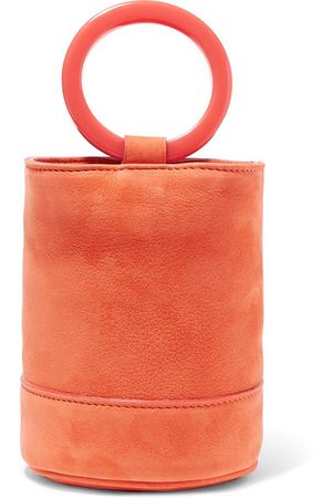 SIMON MILLER | Bonsai 15 mini nubuck bucket bag | NET-A-PORTER.COM