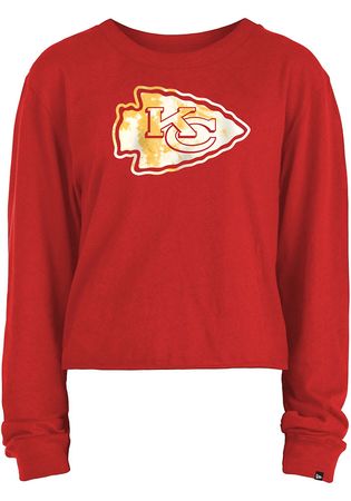 KC Chiefs Chiefs Red Brushed Long Sleeve LS Tee