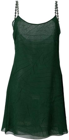 Pre-Owned textured flared cami