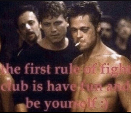 First Rule of Fight Club