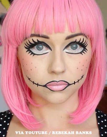 Doll Halloween Makeup 1