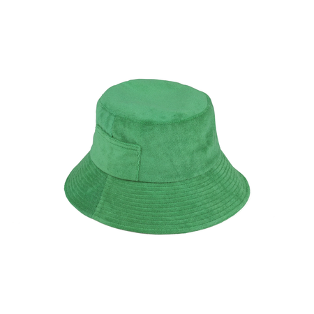 green bucket hat