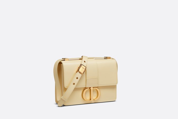 30 Montaigne Bag Pale Yellow Box Calfskin | DIOR