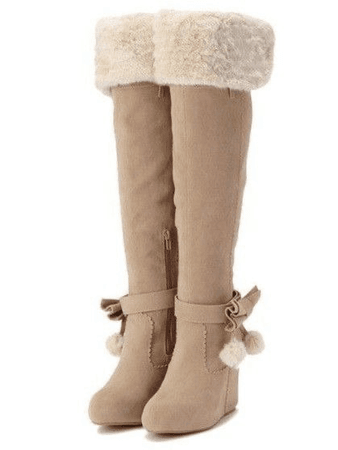 Fur Boots with heel