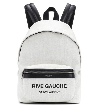 Rive Gauche Canvas Backpack - Saint Laurent | mytheresa.com
