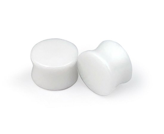 *clipped by @luci-her* Pair of Acrylic Double Flare Plugs set plugs gauges